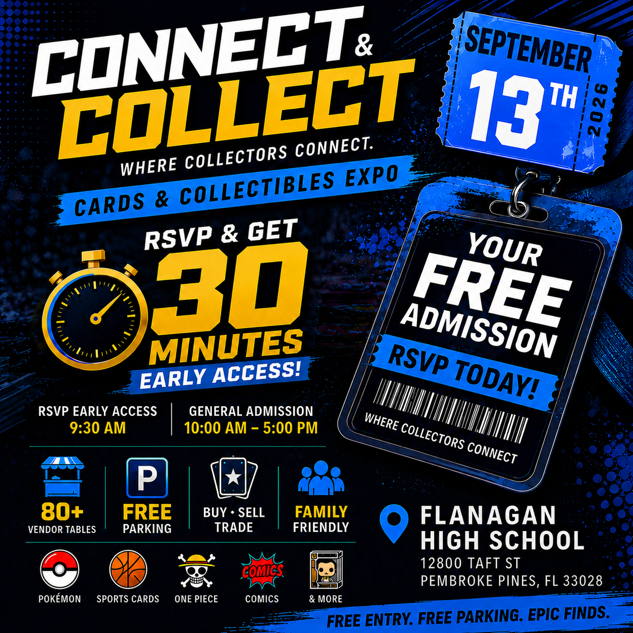 π FREE RSVP β Connect & Collect | September 13th