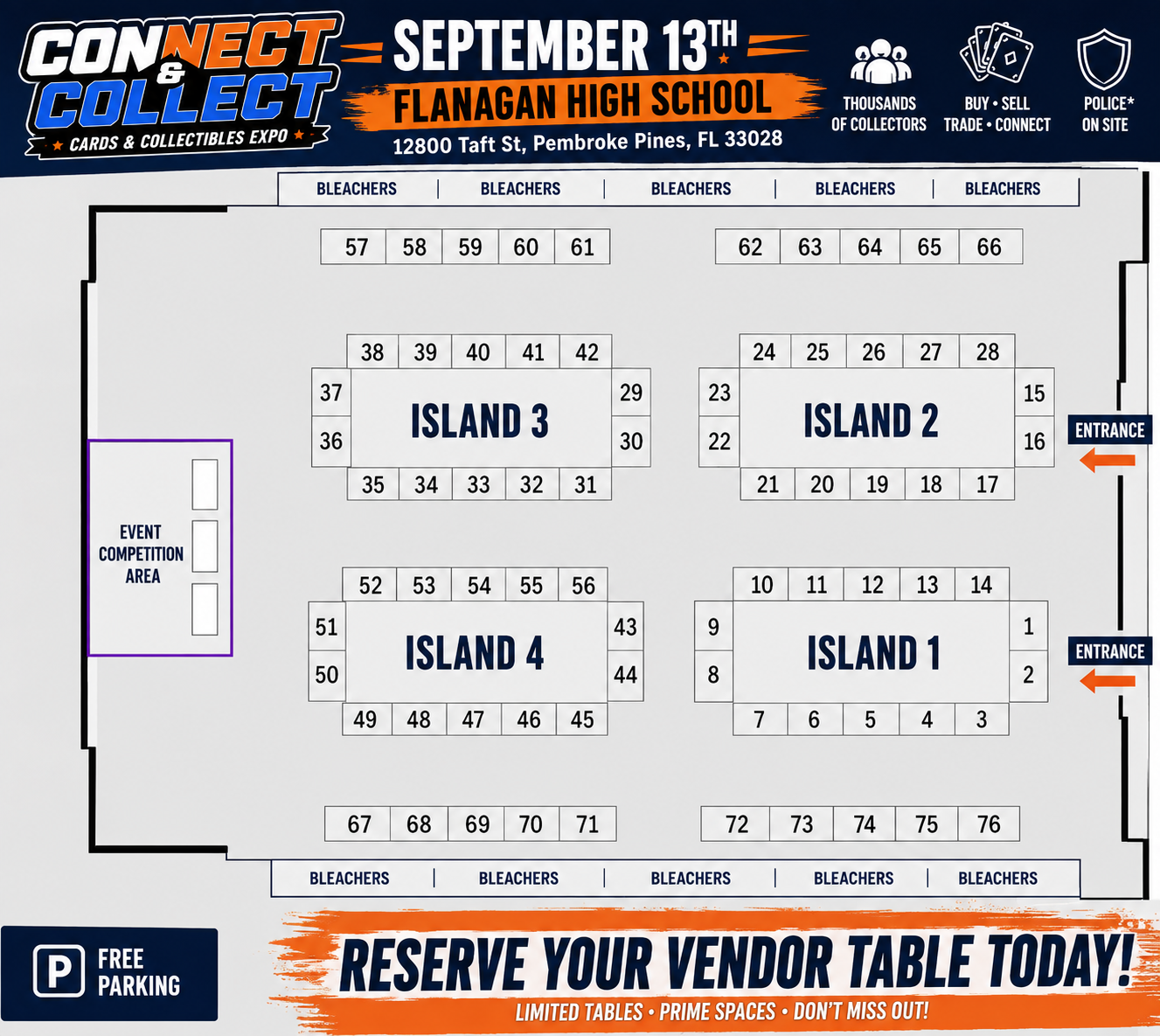 Vendor Table Sept 13th